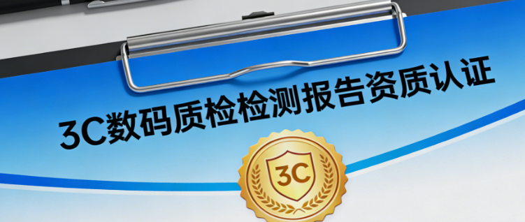 3C数码 质检检测报告资质